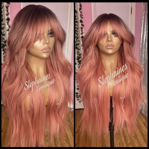 Human Hair Blended Bang Wig main image 10